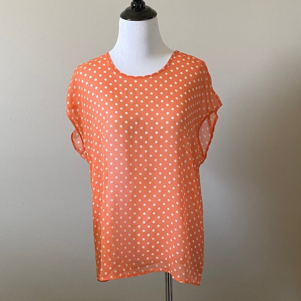 Madewell - Sheer Polkadot Top
